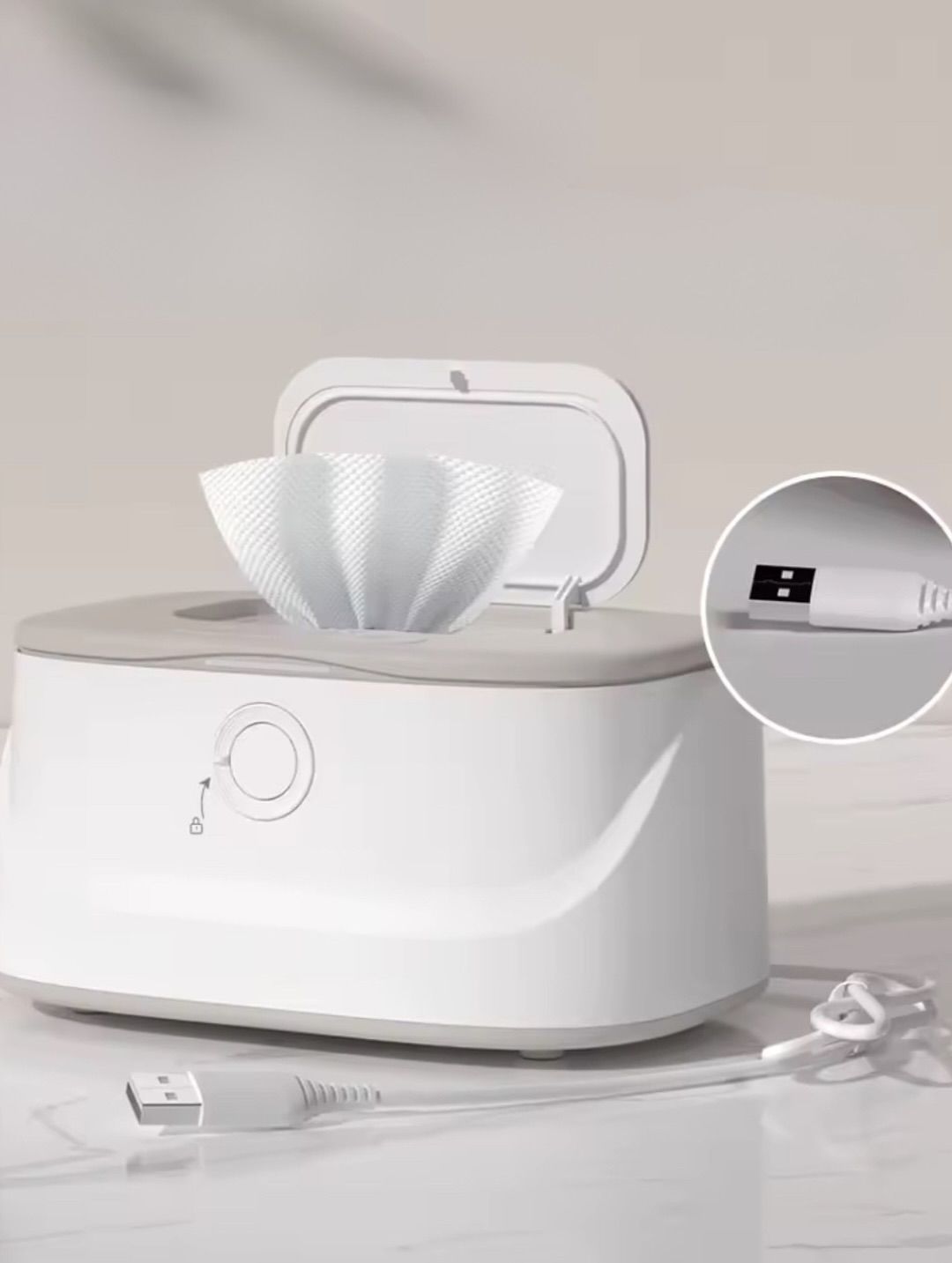 CALENTADOR DE PAÑITOS + PAÑITOS HUMEDOS